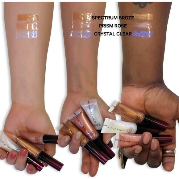 Kevyn Aucoin Glass Glow Lip Gloss Spectrum ~Crystal Clear (Pearl) 0.2 oz NIB - Picture 5 of 14